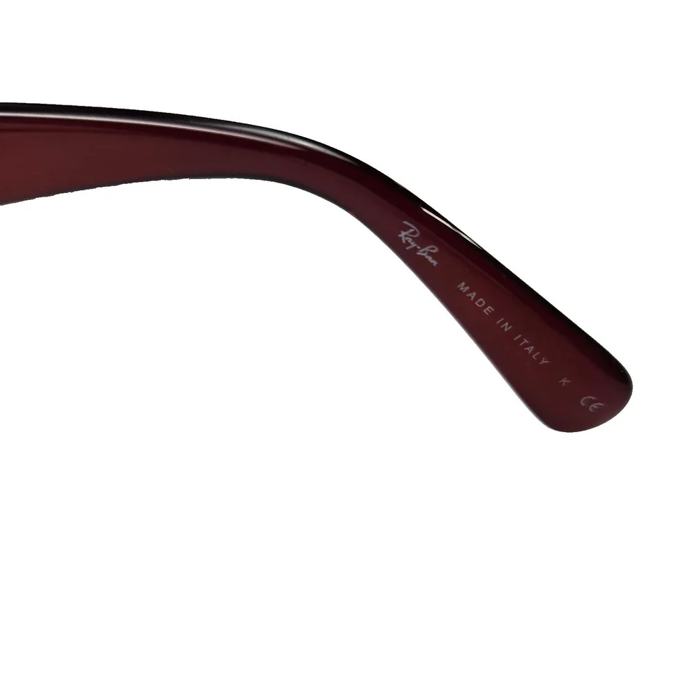 Ray‎ Ban Burgundy Rectangular Glasses Frames Italy RB4122 735/8G 3N